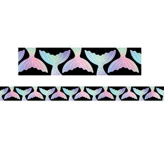 Mystical Magical Mermaid Tails Border, 35 Feet