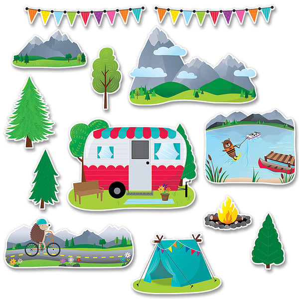 Woodland Friends Woodland Fun Bulletin Board Set, 13 Pieces