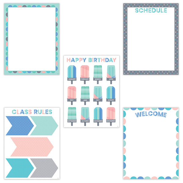 Calm & Cool Classroom Essentials 5-Chart Pack