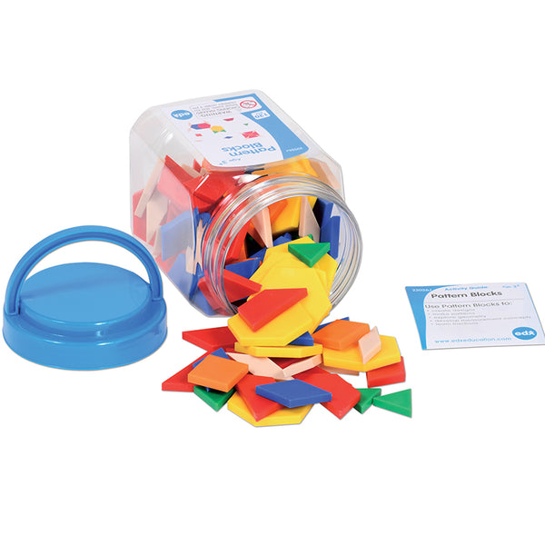 Pattern Blocks - Mini Jar - Set of 120