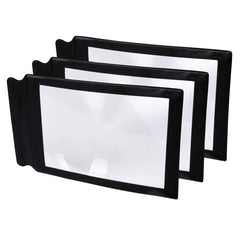 Sheet Magnifier, 8.7" x 5.5", Pack of 3