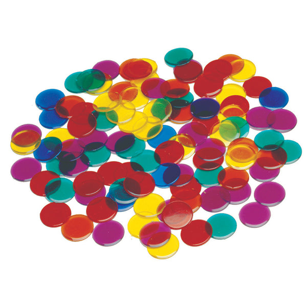 Transparent Counters - .75" - Set of 1,000