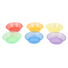 Translucent Color Sorting Bowls, Set of 6