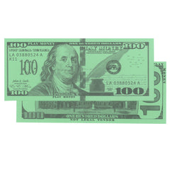 Play Bills - $100 Bills - Set of 50