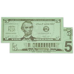 Play Bills - $5 Bills - Set of 100