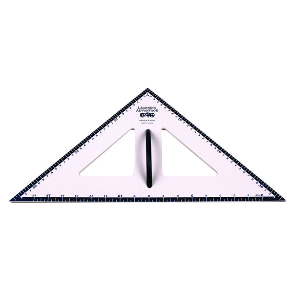 Dry Erase Magnetic Triangle - 45/45/90 Degrees