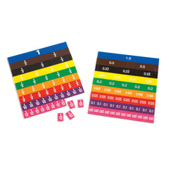 Fraction/Decimal Tiles - Set of 51