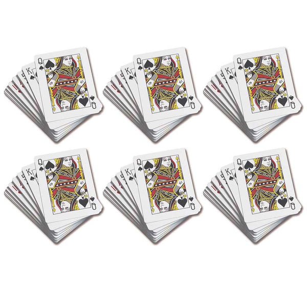 Standard Playing Cards, 52 Per Pack, 6 Packs