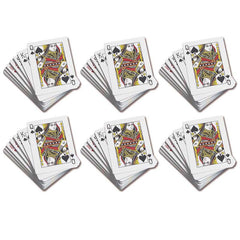 Standard Playing Cards, 52 Per Pack, 6 Packs