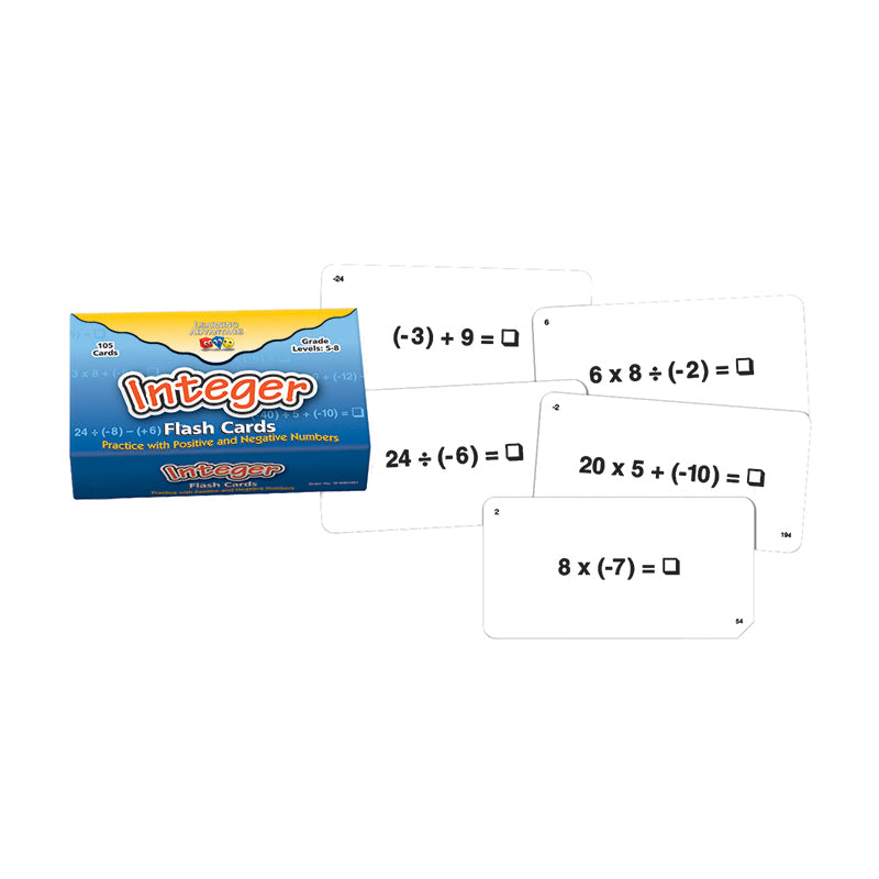 Integer Flash Cards