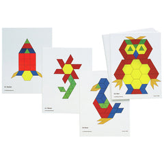 Pattern Block Activity Cards - Set of 20