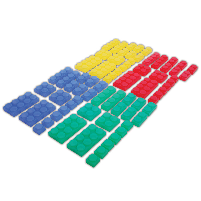 SiliShapes Soft Bricks - Classroom Set - Set of 72