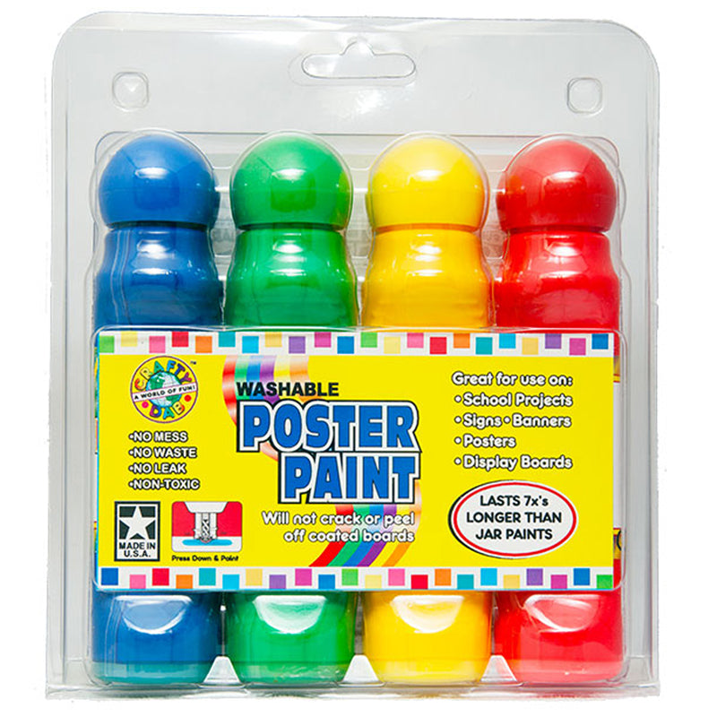 Poster Paint, Pack of 4