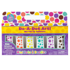 Mini Island Bright Dot Markers, 6 Colors