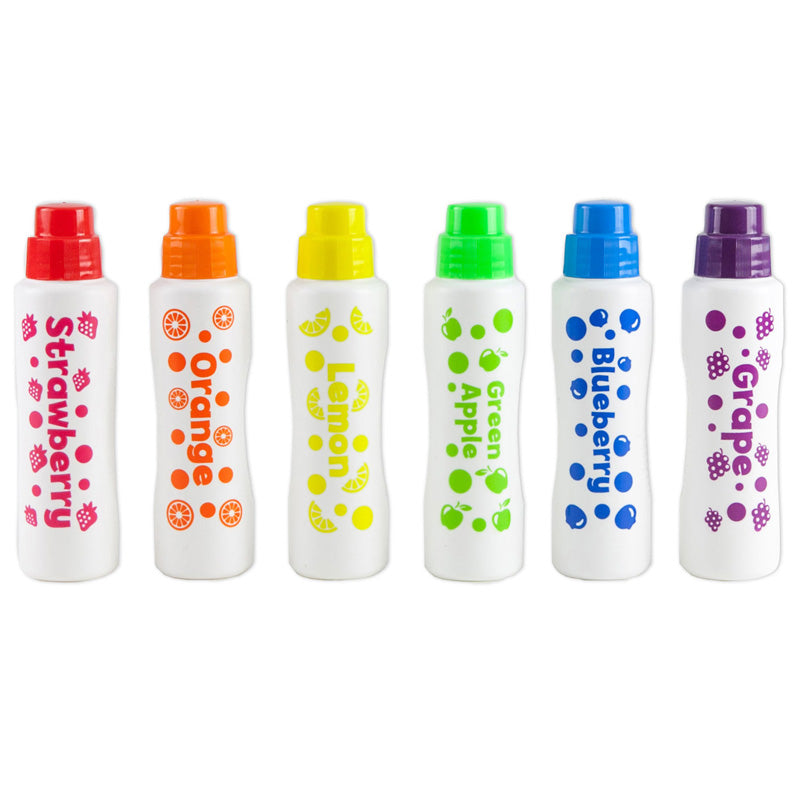 Scented Juicy Fruit Dot Markers, Pack of 6