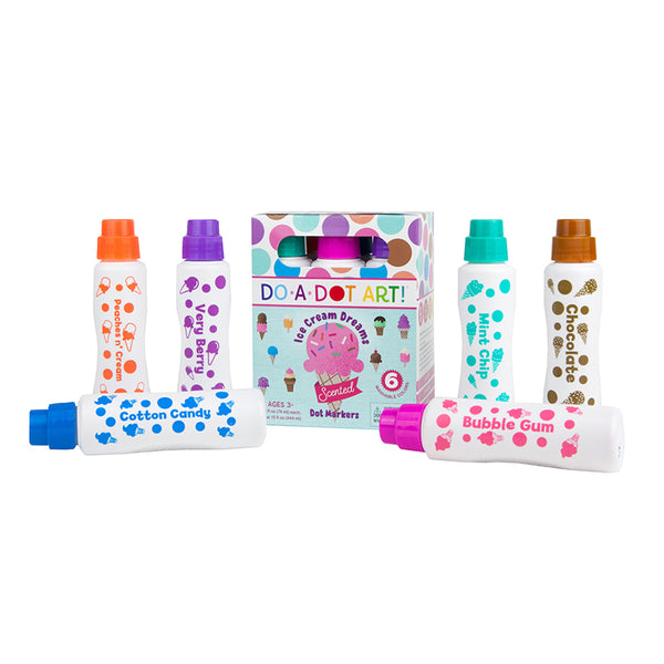 Ice Cream Dreams Dot Markers, 6 Colors