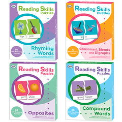 Reading Skills Puzzles, Set of all 4