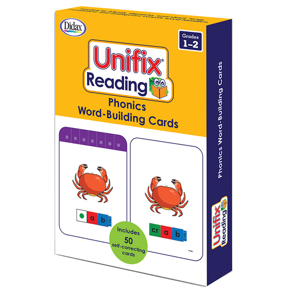 Unifix Reading: Phonics Word-Building Cards, Grade 1-2