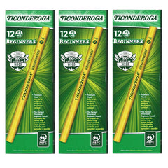 Beginners® Pencils without Eraser, 12 Per Pack, 3 Packs