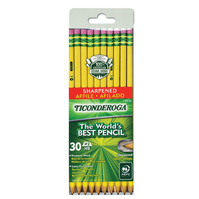 No. 2 Pencils, Pre-Sharpened, Pack of 30