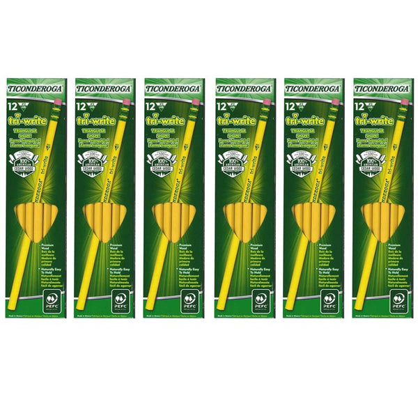 tri-write™ Pencils, 12 Per Pack, 6 Packs