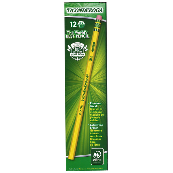 No. 2 Pencils, Unsharpened, Pack of 12