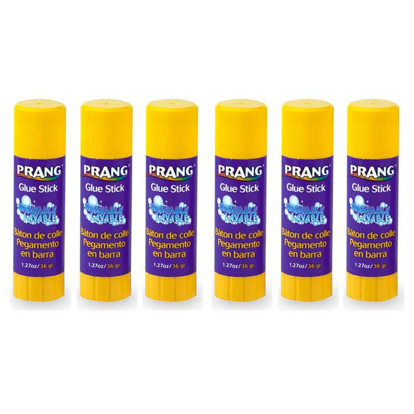 Washable Glue Stick, 1.27 oz, Pack of 6