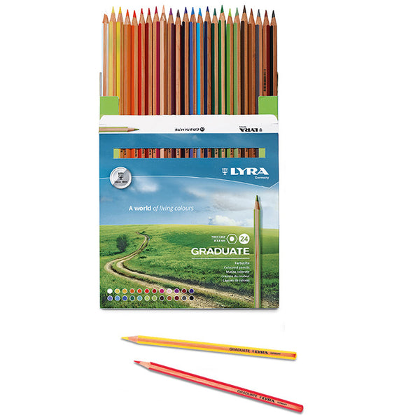 Graduate Colored Pencils, Cardboard Box of 24