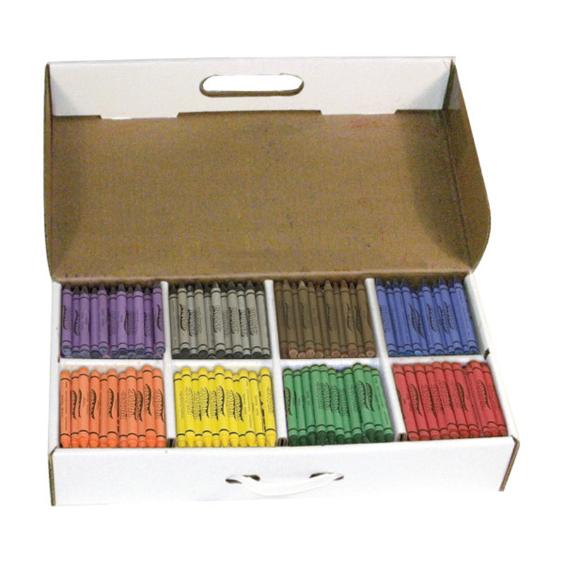 Crayons, Master Pack, 8 Colors (50 Each), 400 Count