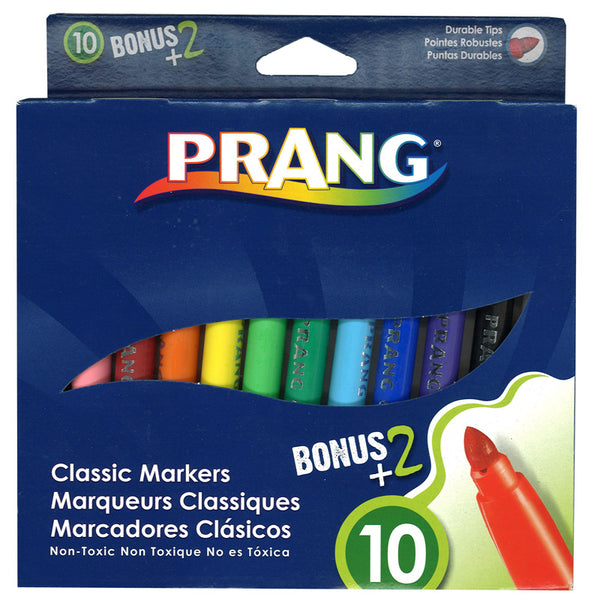 Classic Art Markers, Assorted Colors, 12 Count