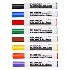 Dry Erase Markers Wedge Tip, 8 Color Set