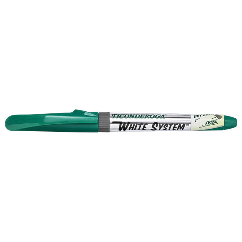 Dry Erase Markers, Fine Tip, Green, Pack of 12