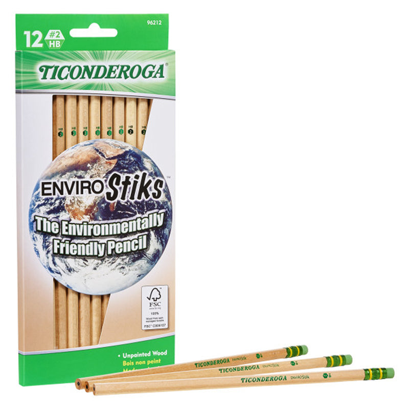 EnviroStik Pencils, #2 Soft, Pack of 12