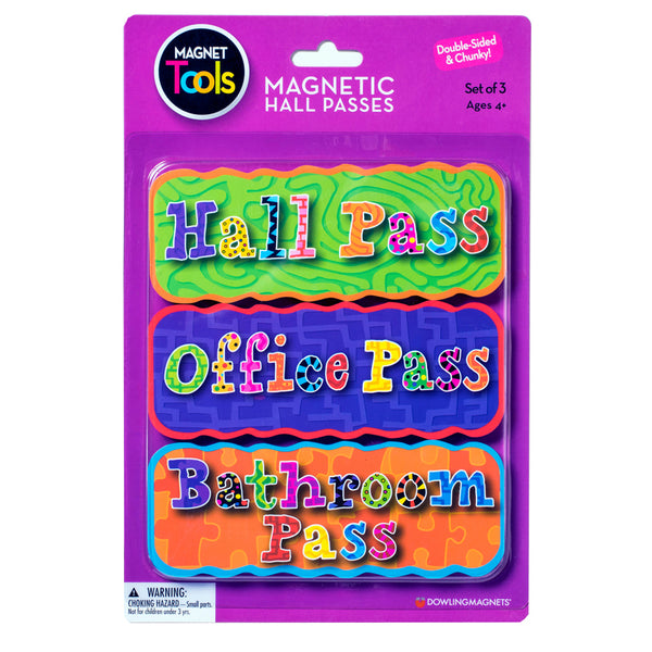 Magnetic Hall Pass, Set of 3