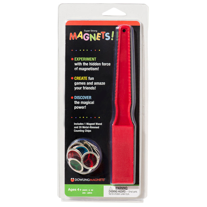 Magnetic Wand & 20 Magnetic Counting Chips