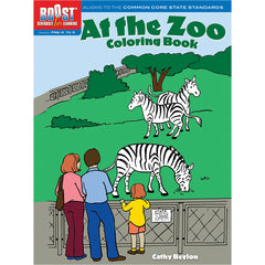 At the Zoo Coloring Book