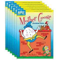 Mother Goose Coloring Book, Pack of 6