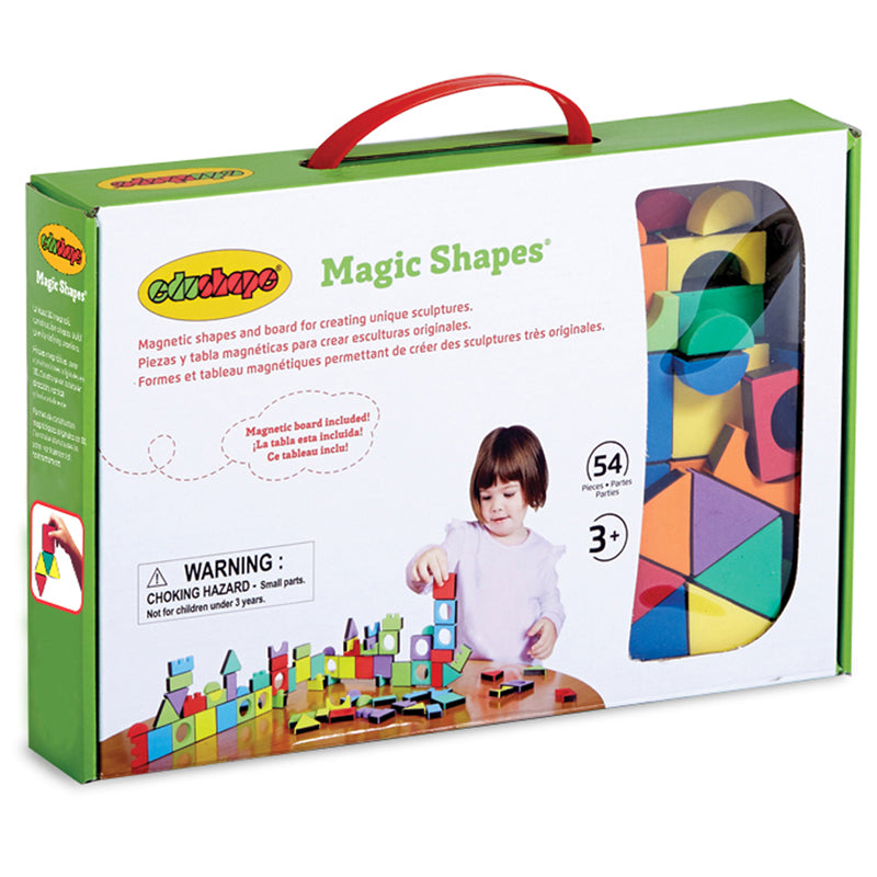 Magic Shapes with Board, 54 Pieces