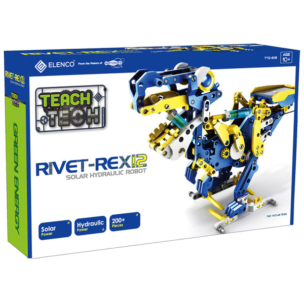 TEACH TECH™ Rivet-Rex12 Solar Hydraulic Robot