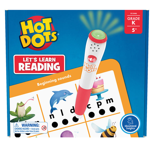 Hot Dots® Let's Learn Kindergarten Reading!