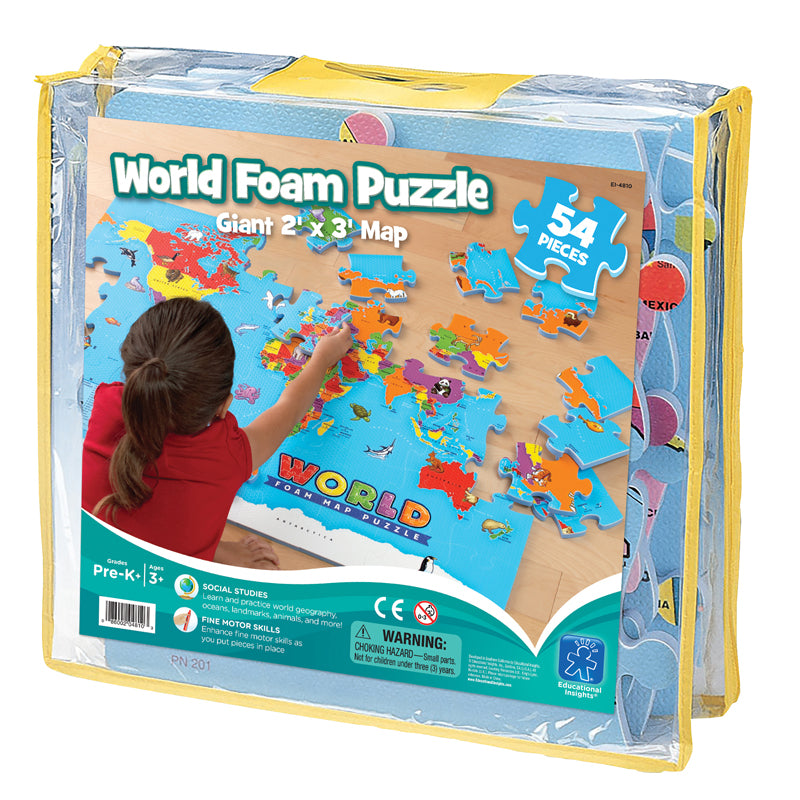 World Foam® Map Puzzle