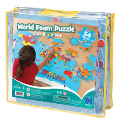 World Foam® Map Puzzle