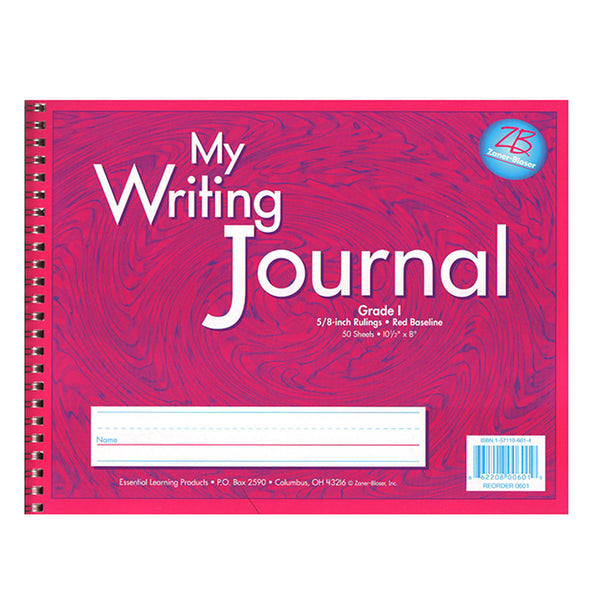 My Writing Journal, 5/8" Ruling, Grade 1, 50 Sheets