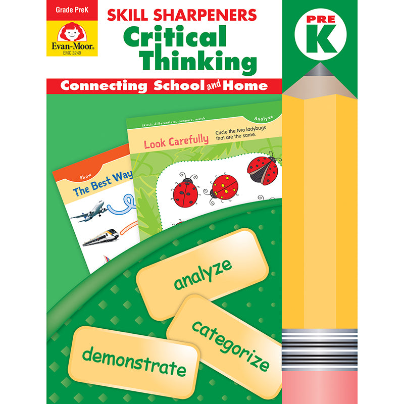 Skill Sharpeners Critical Thinking, Grade PreK