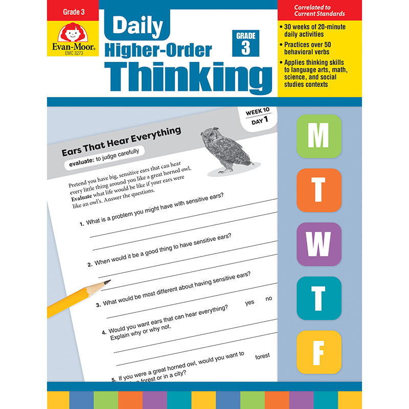 Daily Higher-Order Thinking, Grade 3