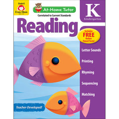 At-Home Tutor: Reading Activity Book, Grade K