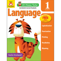 At-Home Tutor: Language Activity Book, Grade 1