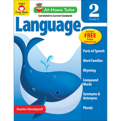 At-Home Tutor: Reading & Language Activity Book, Grade 2