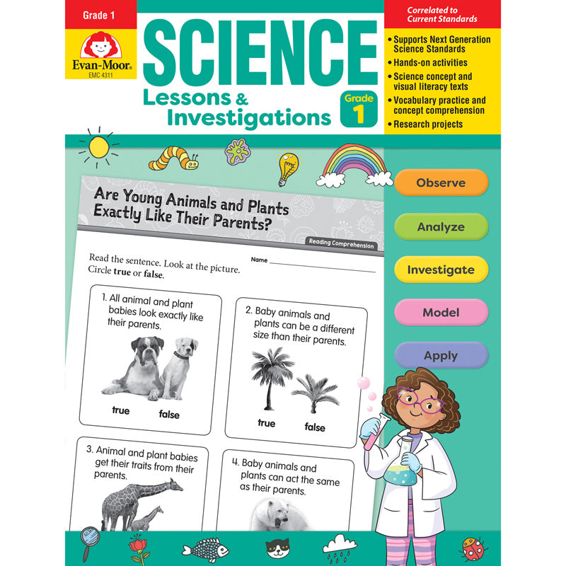 Science Lessons and Investigations, Grade 1