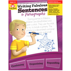 Writing Fabulous Sentences & Paragraphs, Grades 4-6, Teacher Reproducibles, Print